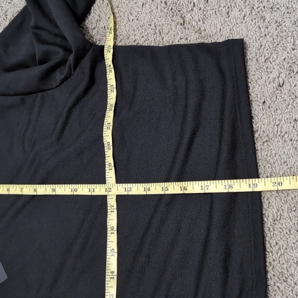 Fashion Nova Cropped Half Zip Sweatshirt Long Sleeve Top Black size 1X - Picture 5 of 5